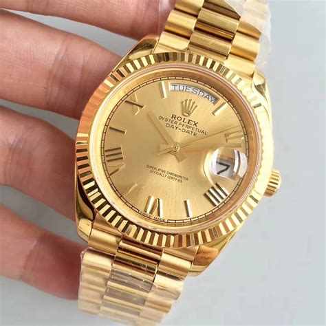 replica rolex day date automatic full gold with diamond bezel|rolex perpetual day date 36.